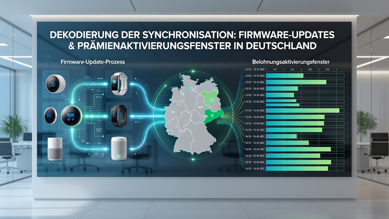 Darstellung der Belohnungsaktivierung nach Firmware-Updates in mobilen deutschen Systemen