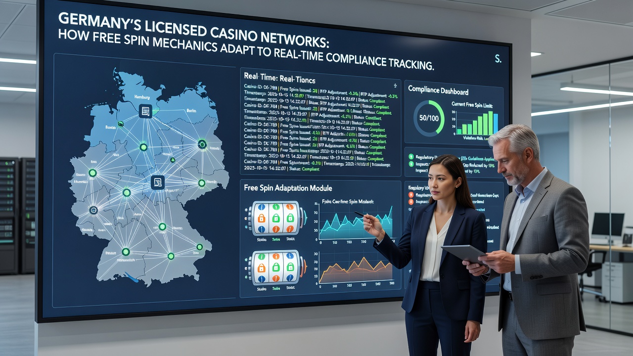 Visualisierung von Echtzeit-Datenflüssen zwischen Free-Spin-Modulen und Compliance-Trackern in regulierten Netzwerken