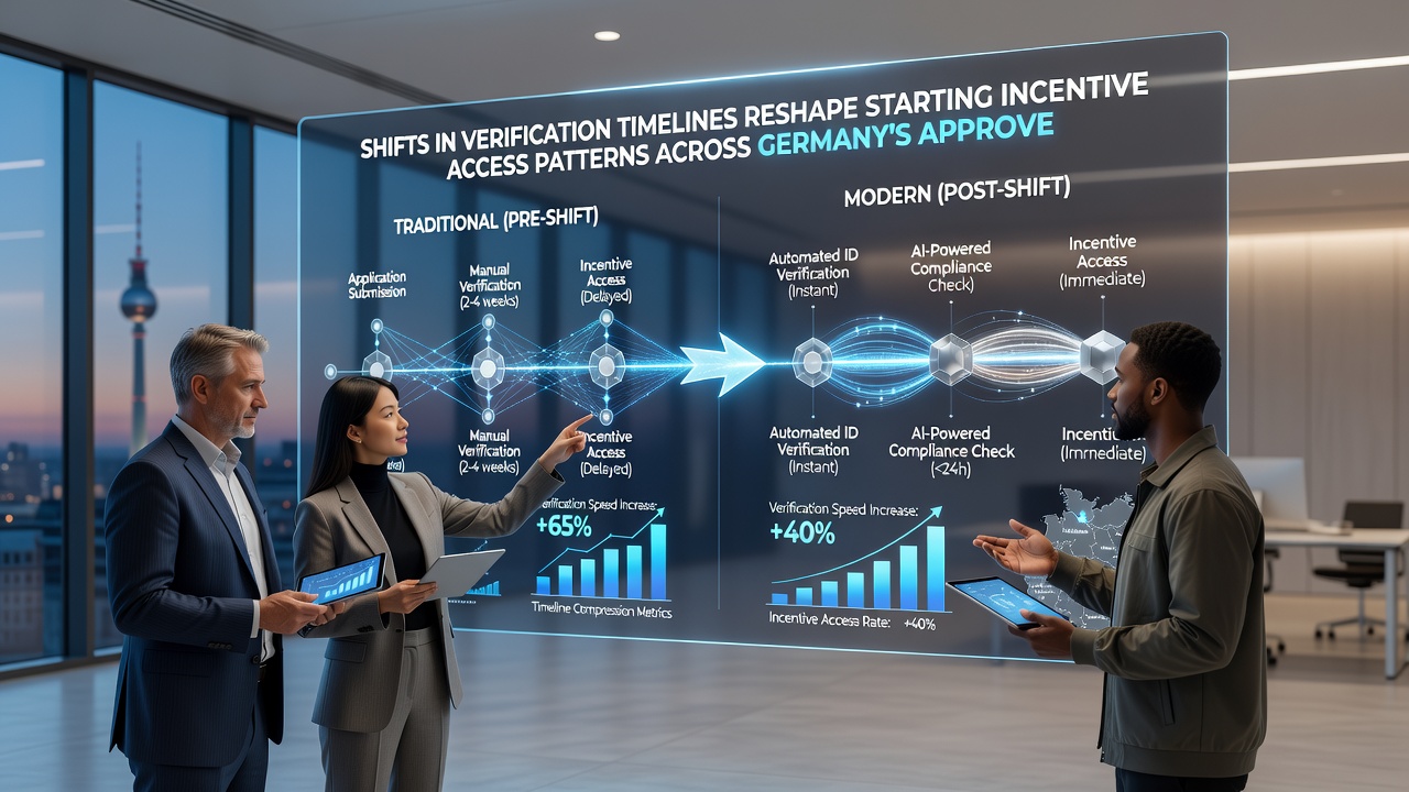 Darstellung von Datenanalysen zu Verifizierungsfristen und Incentive-Zugängen auf deutschen Gaming-Plattformen
